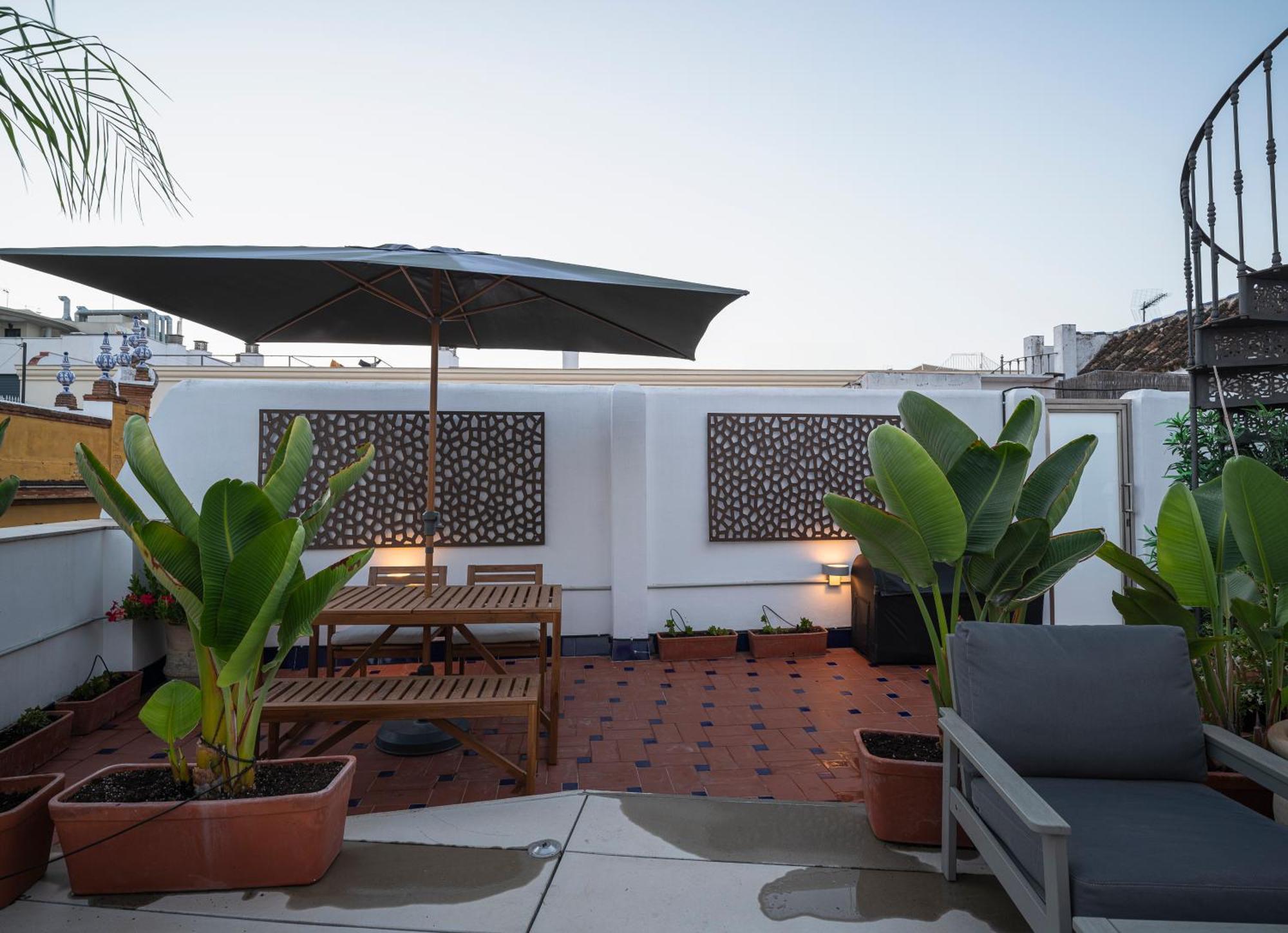 Апартаменты The Terrace, Duplex Con Terraza Privada Севилья Экстерьер фото