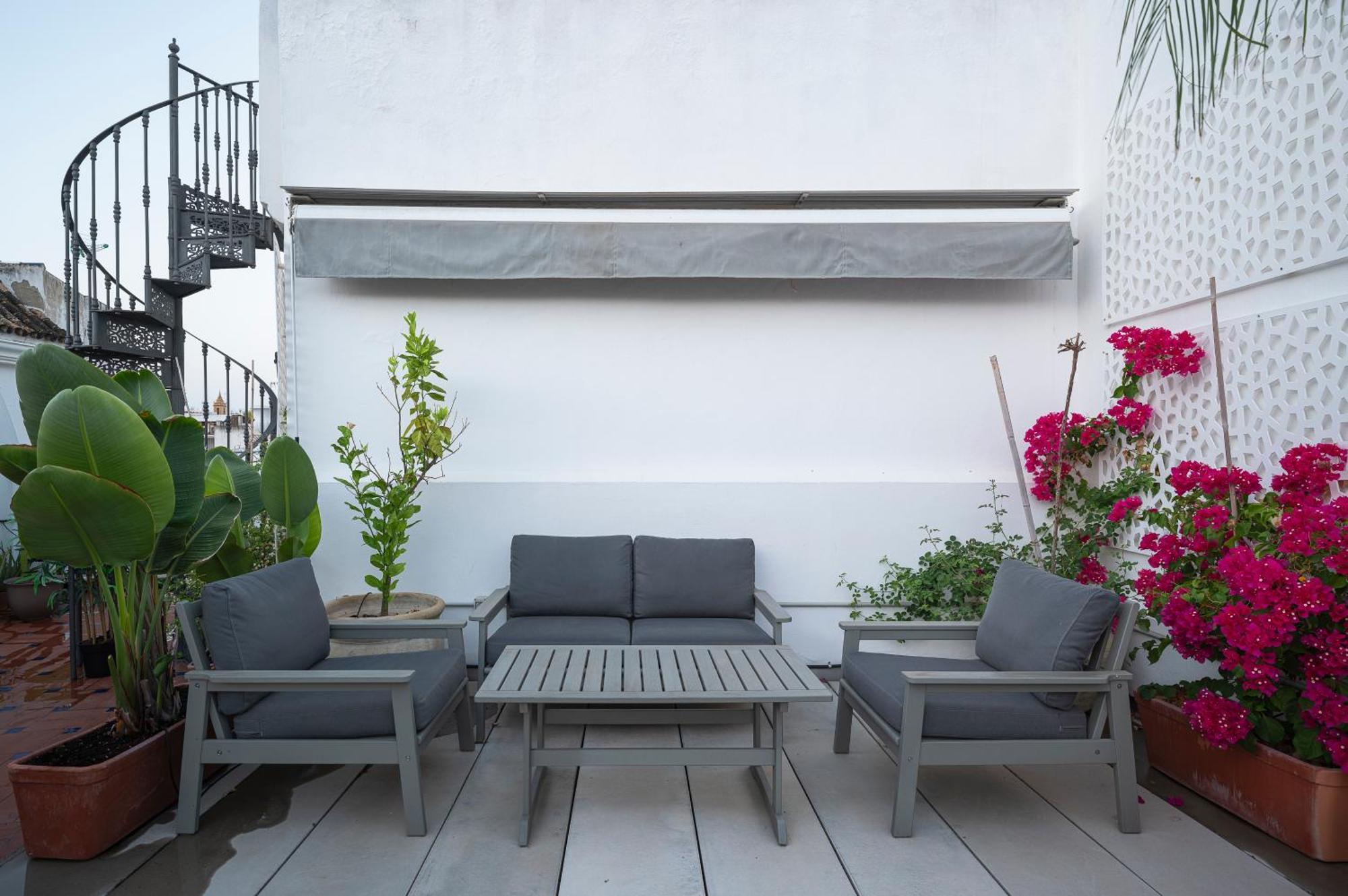 Апартаменты The Terrace, Duplex Con Terraza Privada Севилья Экстерьер фото